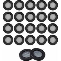 20 pezzi Guarnizione in acciaio inossidabile, rondella in gomma, guarnizione in rete per filtro in acciaio inossidabile, guarnizione in gomma con O-ring per filtro