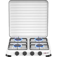 Cuisinière muvip vulcano 4 brûleurs puissance 8,8 kW