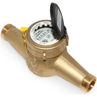 Mehrstrahl Hauswasserzähler Deltamess 1'' QN 6 Eichjahr 2026 Baulänge 260mm