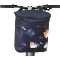Panier Velo Enfant, Tissu Oxford Multifonctionnel Sacoche Guidon Velo pour Vélo, Sacoche de Vélo pour Enfants Étanche avec Fermeture Éclair, Véhicules Électriques