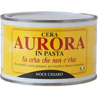 CERA IN PASTA PER LEGNO 'AURORA' 500 ml - Colore Noce chiaro