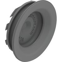 Clips femelles pour fixation de panneau petite surface Very Low Profile - 10kg - résistant au feu - à visser ou à coller - DOMARINE