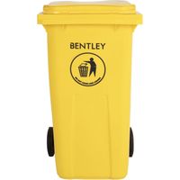 Poubelle Jaune en HDPE, 240L sur roulettes ( Prix pour 1 )