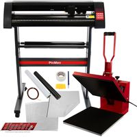 PixMax - Plotter da Taglio Vinile 72cm & Pressa a Caldo per Sublimazione su Magliette