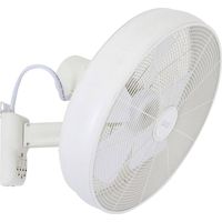 Lucci AIR Breeze Ventilatore a muro 50 W (Ø) 460 mm Bianco Orientabile
