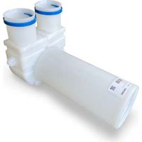 Zewotherm Ventilumlenkstück Lüftung ULS 2 x 75/125-300 Doppelanschluss 14040229