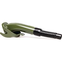 ugello di riempimento per benzina/diesel o con blocco di riempimento mancante, lunghezza 280 mm, larghezza 68 mm, verde
