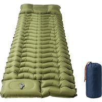 Mountview Camping Sleeping Pad Ultralight Inflatable Mat Built In Pump Packable