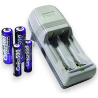 Caricatore per pile batteria AA e AAA con led di avviso ricarica