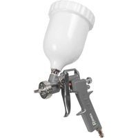 Pistolet à Peinture par Gravité - Godet Supérieur - Précision et Facilité de Utilisation - D-Work