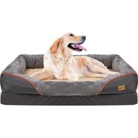 Bingo Paw – Coussin orthopédique pour chien – Housse amovible et lavable – Design imperméable – Dimensions XL 97x72x30cm – Mousse à mémoire de forme