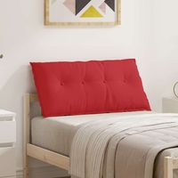 Coussin de Dos Rouge 100 x 19 x 50 cm tissu vidaXL
