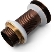 Bonde de lavabo en bronze satiné Bonde vidage sans fente Bonde d'évier pop-up Bonde clic-clac