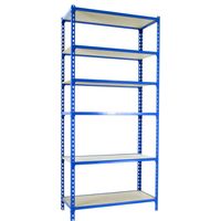Simonrack Moderne Robuste Blau Regalschrank 6 Regale