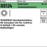 Sperrkantscheibe R 88124 M 5x12,2 x1,2 Federstahl zinklamellenbeschichtet