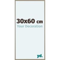 yd. - Cadre photo 30x60 - Champagne - Aluminium - Kent