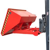 Bauer Spänebehälter S4A 1200, lackiert, Feuerrot