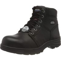 Skechers Workshire, Stivali Uomo, Nero, 44 EU