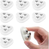 8 Pièces roulettes De Meubles,roulettes pour Meubles,roulettes De Meubles Plats,roulettes De Meubles,Mini roulettes pour Poubelles Et Toutes Sortes De Petits Meubles