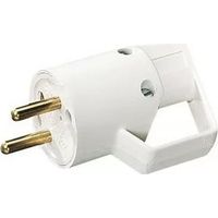 L'ébénoïd 021408 Fiche méle 16A 2P+T Anneau - blanc