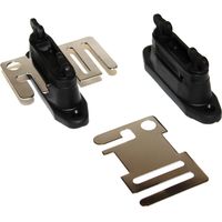 Isolatore per maniglia e banda in plastica e metallo set 4 pezzi