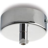 Rosone multicavo in ferro cromato diametro 8 con 1 foro H.3 - Ø8