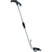 Accessoire pour débroussailleuse – Bâton télescopique avec roulettes – Hauteur réglable 93-110 cm – Interrupteur sur poignée – Florabest