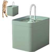 Fontaine À Eau pour Chat, Ultra Silencieuse 1.5 L Fontaine A Eau Chat sans Fil, Chat Fontaine d'eau pour Animaux De Compagnie avec Filtre pour Chats Oiseaux Chiens