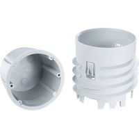 Boîte de dérivation 73 mm Ø – Hauteur 80 mm – Pour façades isolées jusqu'à 80 mm – Résistance aux flammes 850 °C – Kopos