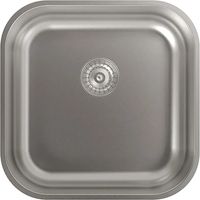 Lavello edesa fuji be 40x40 1c plus acciaio inox sotto piano 44x44 cm