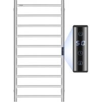 Radiateur Sèche-Serviettes Électrique 10 Barres Porte-Serviettes