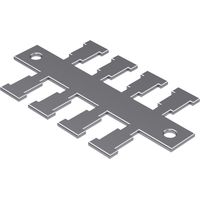Hebotec 1041-032C Kabelabfangschiene Edelstahl 1 St.