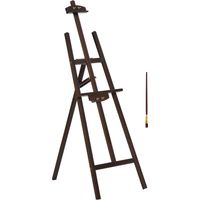 Chevalet d'artiste sur pieds dim. 51.5L x 71.5l x 134.5H cm inclinaison réglable 90° max. bois de pin