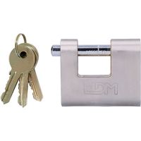 Lucchetto di sicurezza in ottone rinforzato 60,5x53x25,5mm Blister EDM