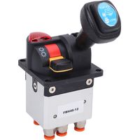 Valvole di controllo proporzionali, 5 fori, 3 velocità, interruttore di rallentamento efficiente con connettori per impianto idraulico di autocarri ribaltabili.