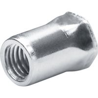 Goebel Blindnietmutter Edelstahl blank, kleiner Senkkopf, M 10, offen, Teilsechskantschaft