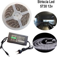 5730LED-STREIFEN,5M,SELBSTKLEBEND,IP65,STROMVERSORGUNG12V,5A,KALTWEIẞ,12W/M