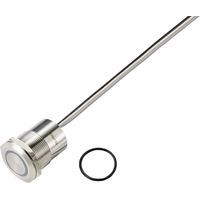 TRU COMPONENTS TC-9554804 Sensortaster 24 V 0.5 A 1 x Aus/(Ein) tastend Grün, Rot (Ø) 25 mm IP65 1