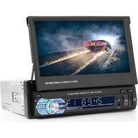 Autoradio GPS Bluetooth FORNORM - Écran tactile 7 pouces - Lecteur MP5 - Affichage - Noir