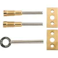 Yale Locks V-8013-2-PL 8013 Dual Screw Window Lock Brass Finish Pack of 2 YALV80132PL