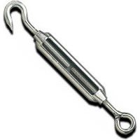 Tendeur oeil crochet M12X200 Oeil 14 Inox A4-10 pièces