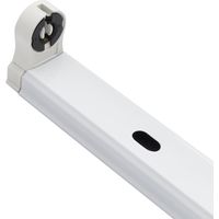 Ledkia – Réglette pour tube LED T8 G13 90cm – Connexion latérale et des 2 côtés – Câble pré-câblé inclus – Pour espaces confinés