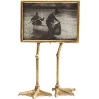 Kare Design cornice portafoto Duck Feet, oro anticato, 13x18cm, orrizzontale, anatra, accessorio divertente
