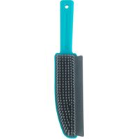 Beldray LA071590EU Spazzola Pet Plus+ E Per Tappezzeria In Tpr, Le Setole In Gomma Catturano La Polvere E Lo Sporco, Per Le Case Con Animali, Labbro Raschiatore Per La Raccolta Dello Sporco, Turchese
