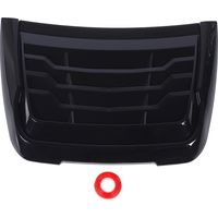 Couvercle de prise d'air du capot noir brillant Garniture de capot Améliore la dissipation thermique pour Ranger XLT XLS XL 2015-2022