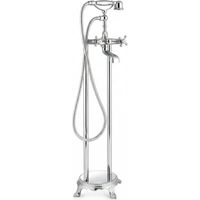 BERNSTEIN - Robinet de bain sur pied Robinet rond 1414 - Laition massif - Chrome