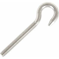 Ganchos de rosca M4 fabricados en acero inoxidable 304, de 53,5 mm de longitud, resistentes a la corrosión para ambientes húmedos, paquete de 10 unidades.