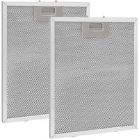 Filtro de grasa de metal de 2 piezas para campana extractora 320x260 mm, accesorio de campana extractora con filtro de malla para campanas de cocina