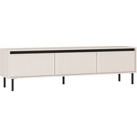 AX LIVING TV-Lowboard Bodrum TV-Schrank 3 Schubladen 178 cm Sandbeige