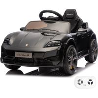 Porsche Taycan Turbo S Elektro Kinderauto 12V - Schwarz